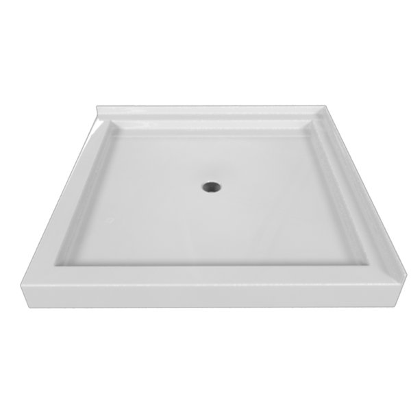 Valley Acrylic Ltd. Signature 42" W x 42" D Double Threshold Shower